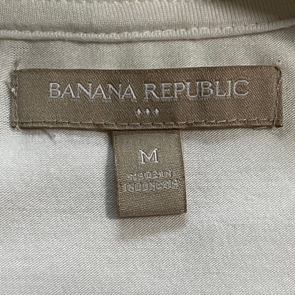 Banana Republic Cowl Neck Short Sleeve Shirt - Picture 6 of 7